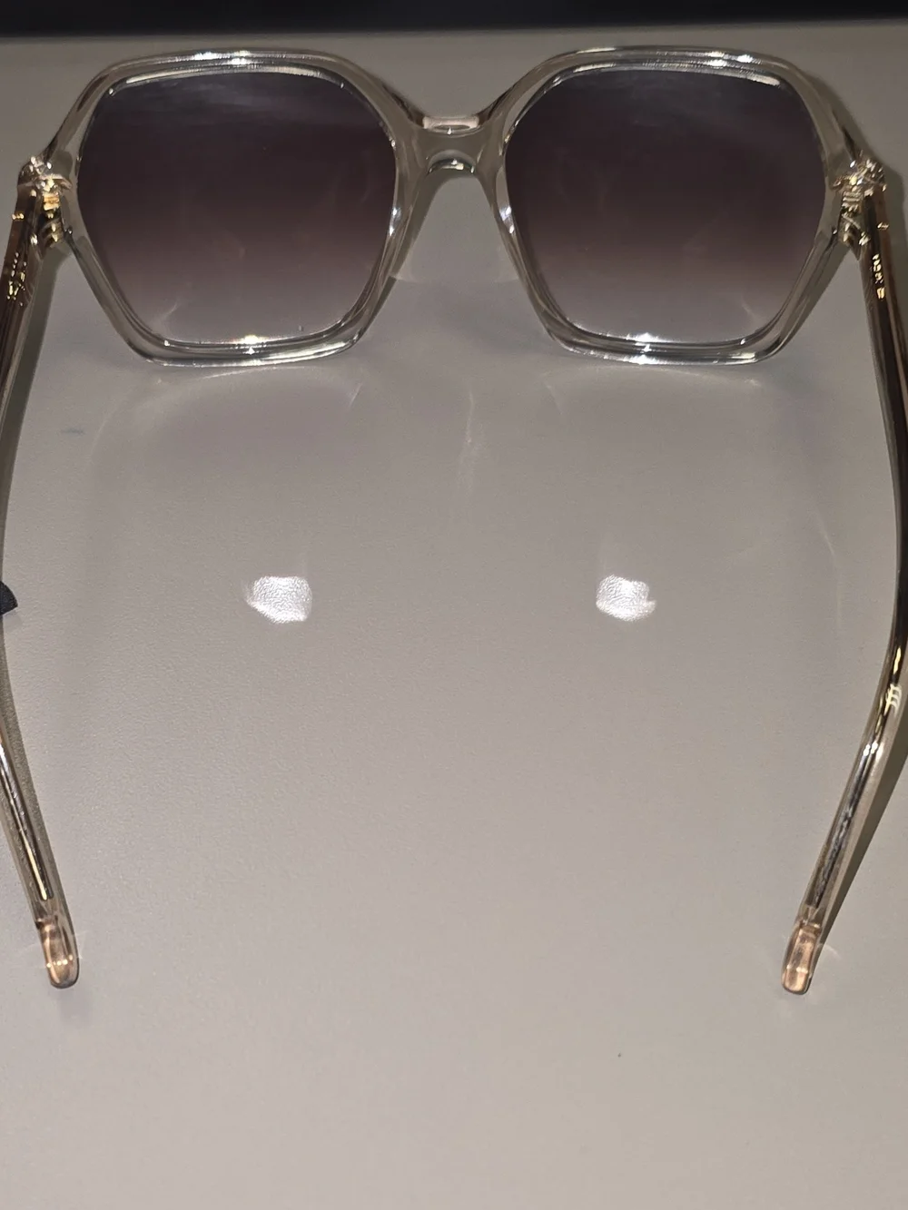 Carrera 3016/S 0FWM HA Nude Square Sunglasses NIB Case Cloth 55-17-140